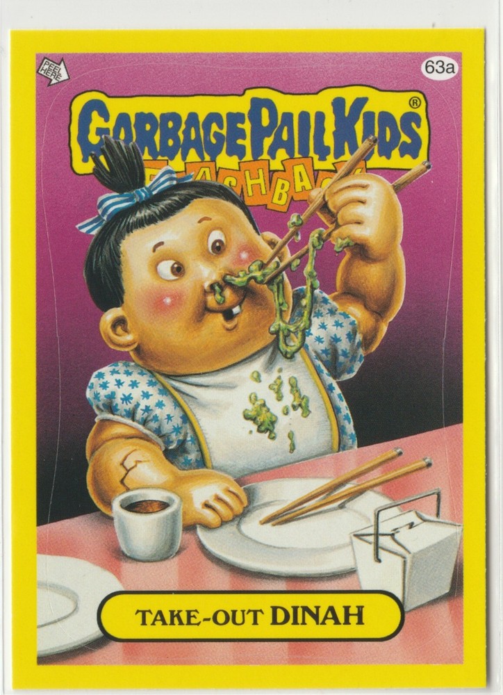 Take-Out Dinah #63a Garbage Pail Kids 2011 Flashback Series 3 FB3 Card