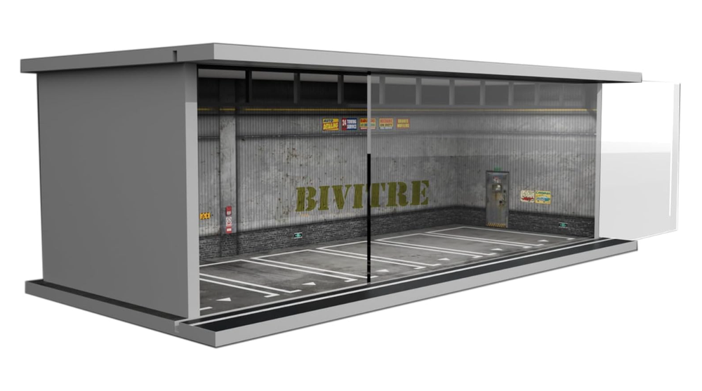 Hot Diecast Wheels Display Case - 1/64 Scale Model Car Display Case with LED ...