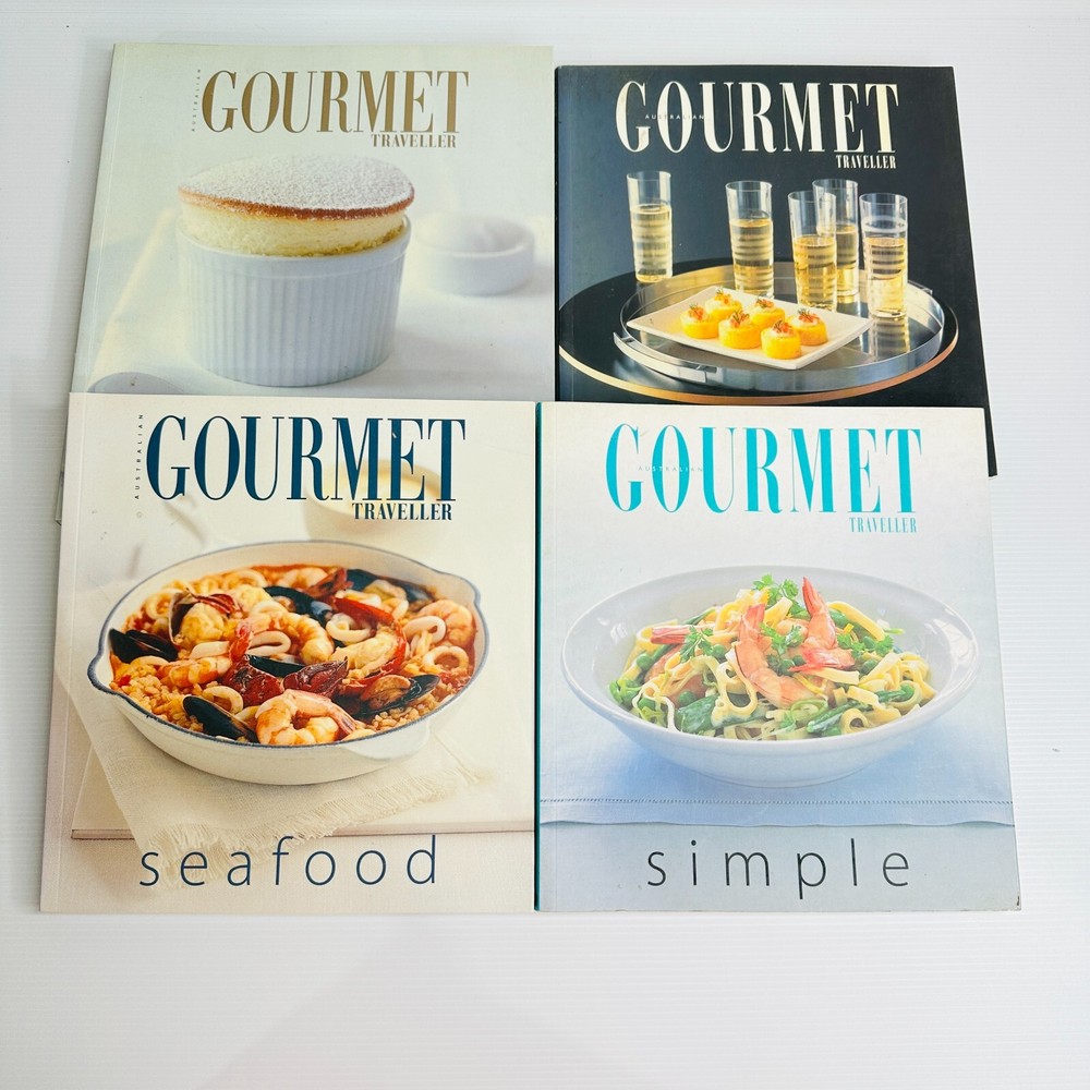 Gourmet Cookbook Bundle for Seafood Party Meals and Simple Fare Exchange
