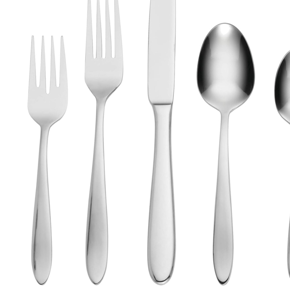 Mooncrest 20-Piece Stainless Steel Flatware Set - Service for 4, Elegant Design