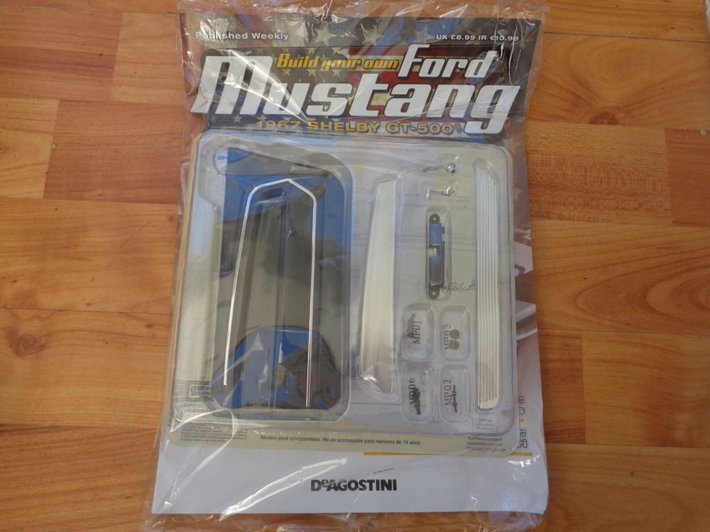 1/8 DEAGOSTINI BUILD YOUR OWN FORD MUSTANG 1967 SHELBY GT-500 ISSUE 15 INC PART