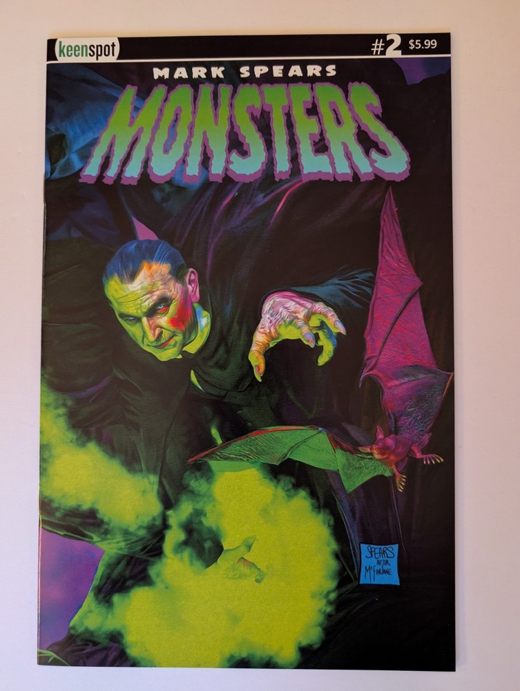 Mark Spears Monsters #2 🦇NM🦇 First 1st Print B Cover Spawn McFarlane Homage 🦇