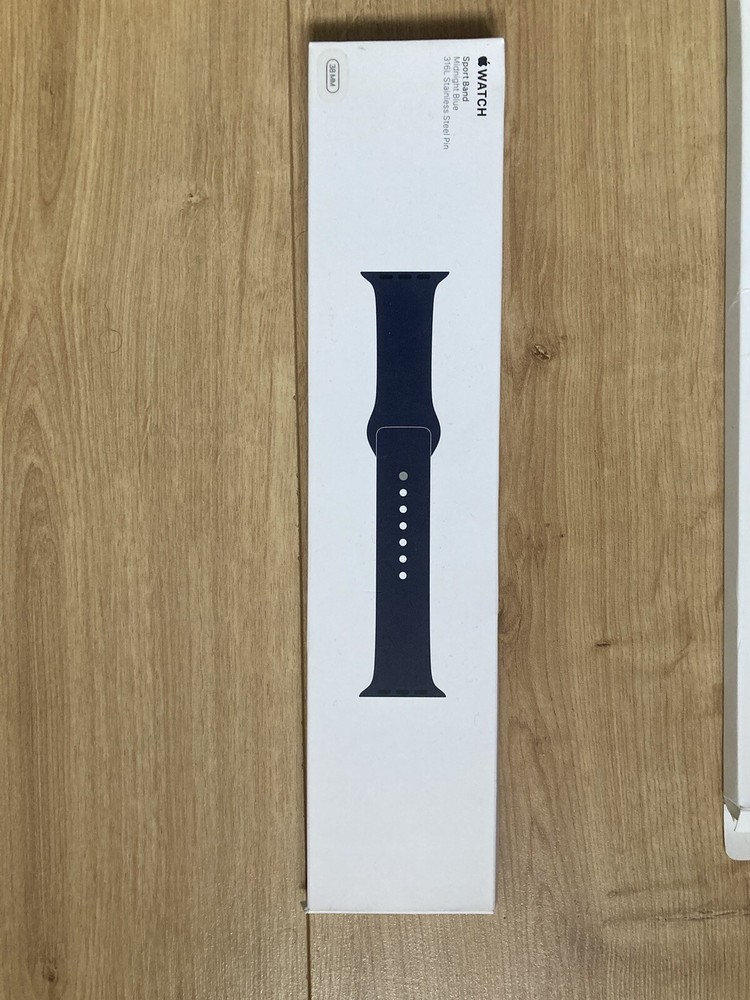 Genuine Apple Watch Midnight Blue Sport Band 38 mm Strap