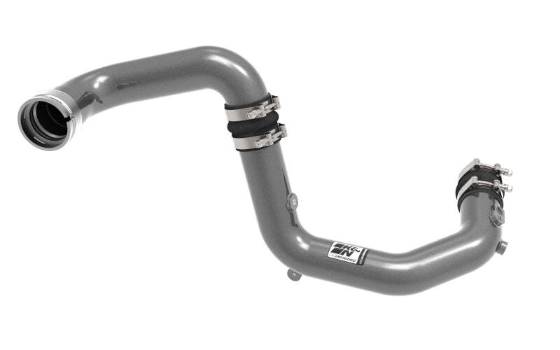 K&N Aluminum Charge Pipe Kit for 2023 Ford Bronco Raptor 3.0L V6 in Gunmetal Gray