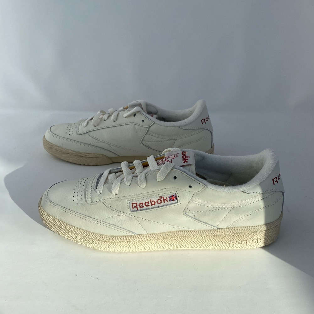 Reebok Club C 85 Vintage Women’s Shoes Chalk/White/Red — Size 8.5