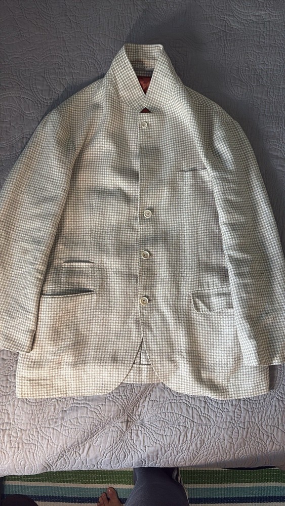 Brunello Cucinelli Sport Coat Blazer EU 54 US 44 Cashmere Blend Made in Italy