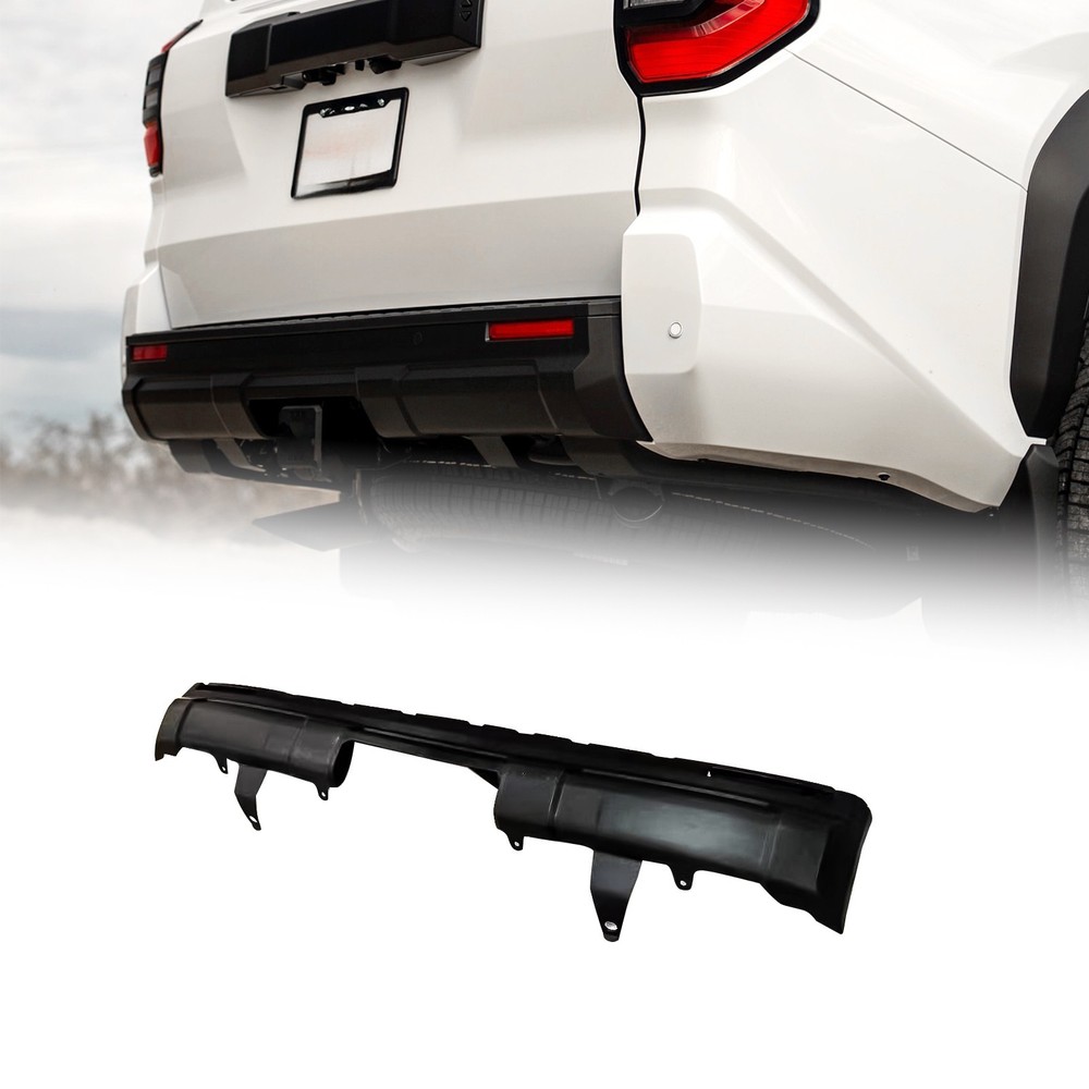 Rear Bumper Lower Valance Panel for Toyota 4Runner 2025 models (Matte Black)