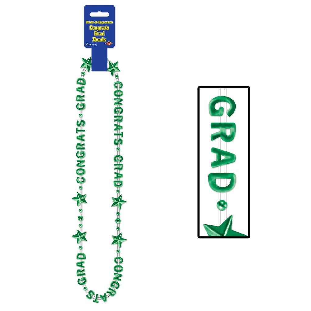 Congrats Grad Beaded Bracelet - Personalized Graduation Gift
