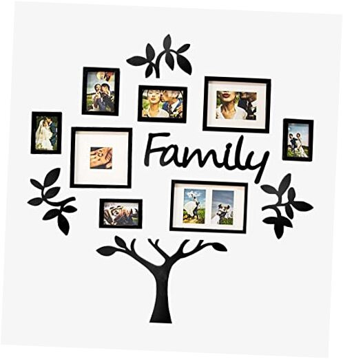 - Photo Frame | Plaque College Frame - Wall Decoration Combination - Black