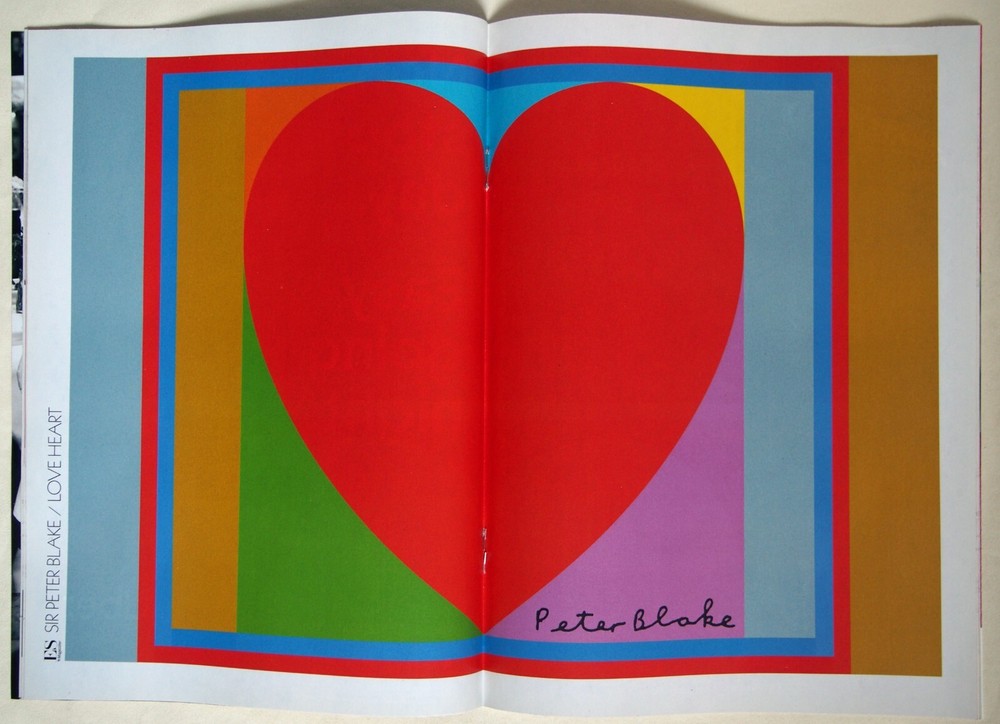 LONDON ES MAG / THE LOVE ISSUE 8-O2-2019 / PETER BLAKE COVER & CENTRE SPREAD