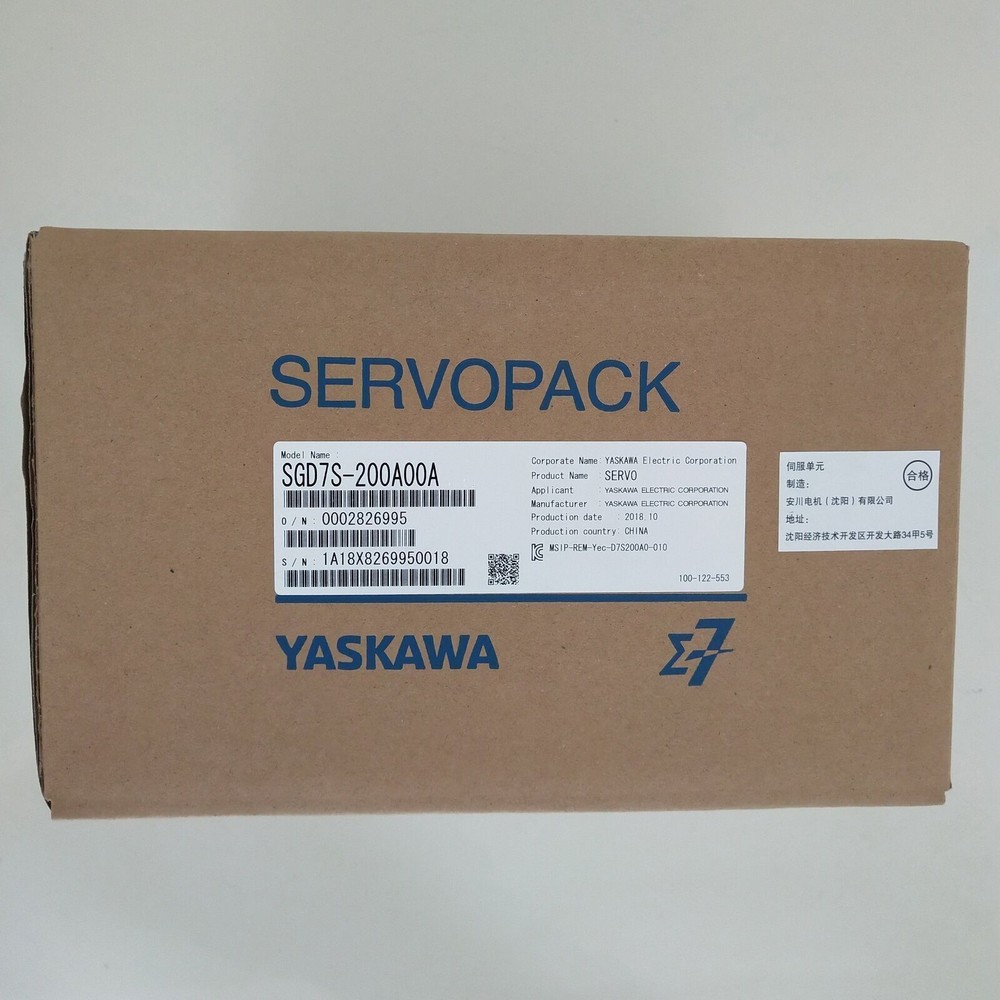 NEW LISTINGYaskawa SGD7S-200A00A Servo Driver 1PC New Expedited Shipping SGD7S20