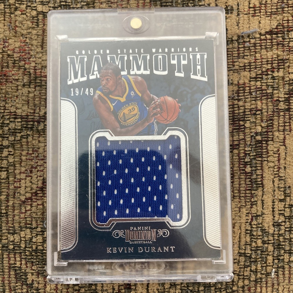 Kevin Durant Panini Dominion  Mammoth Game Worn Relic /49
