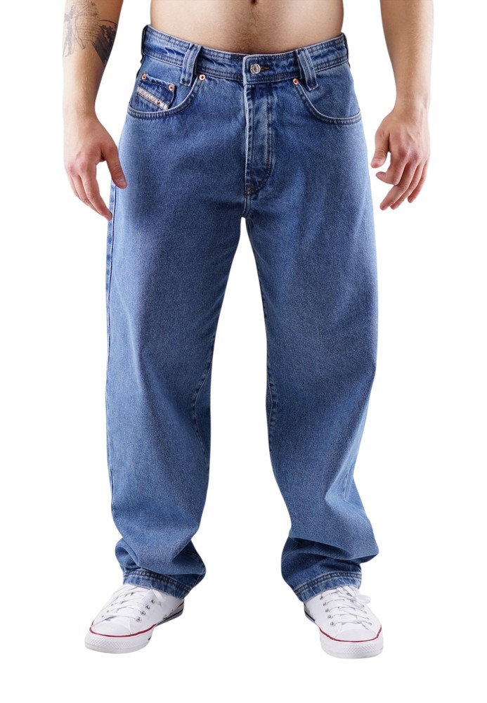 Picaldi Mens Jeans Zicco 471 Detroit Loose Tapered Fit Dark Blue Denim