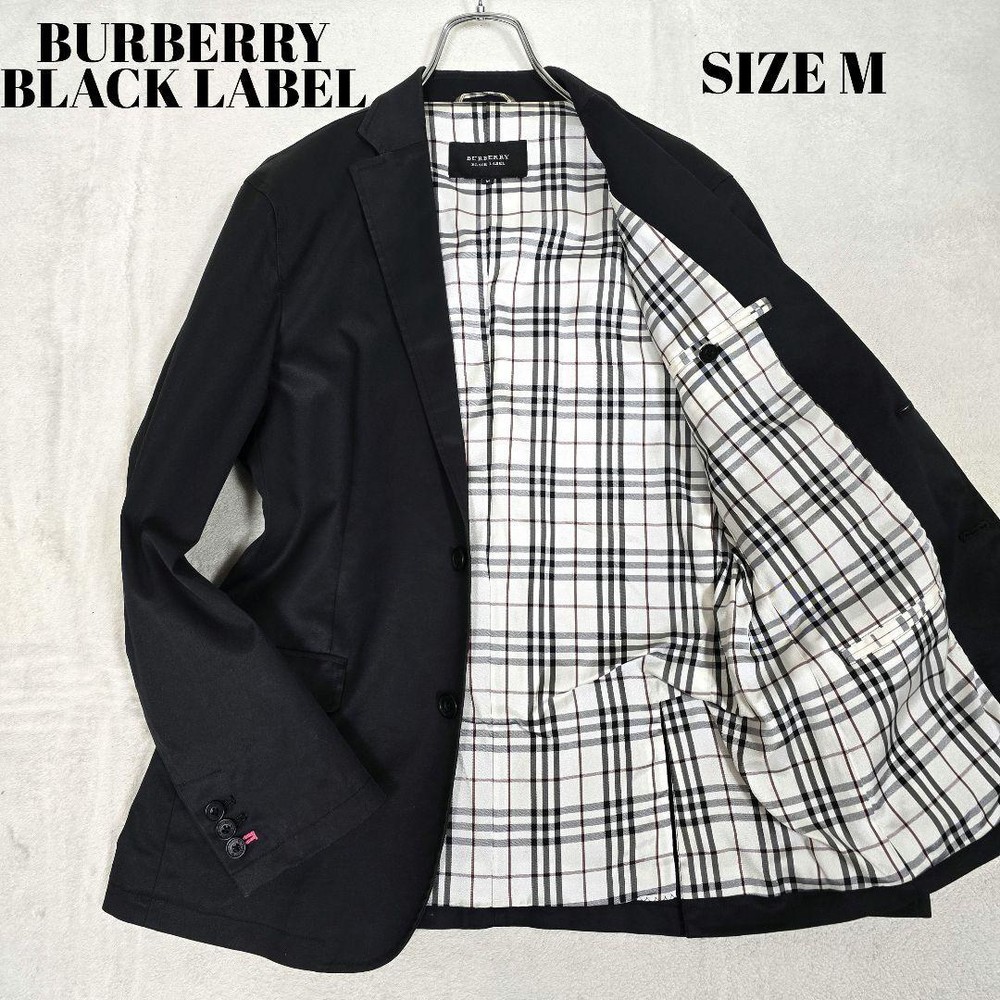Burberry Black Label Tailored Jacket Nova Check Black M F/S from Japan