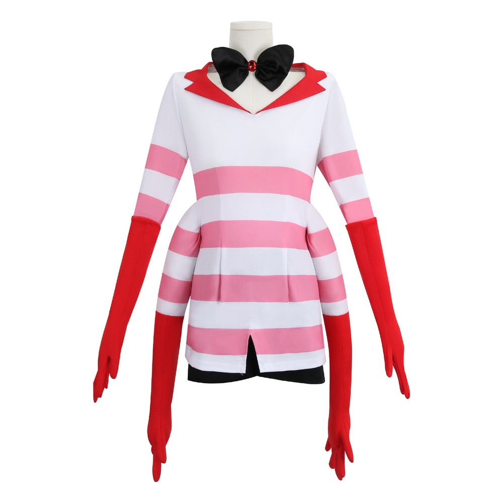 Hazbin Hotel Dust Angel Cosplay Costume Uniform Full Set