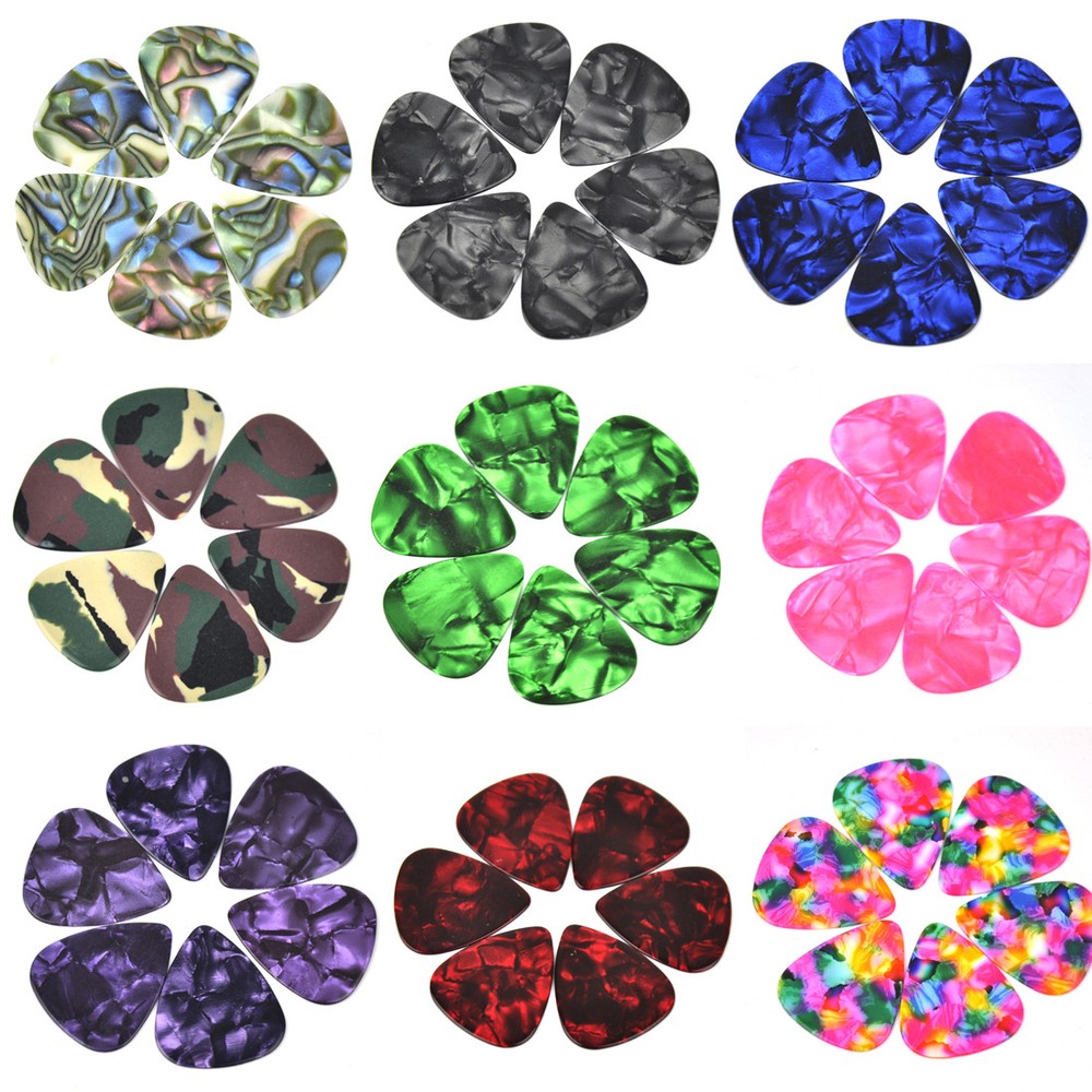 Lots of 100pcs 0.96mm Heavy Celluloid Guitar Picks Plectrums