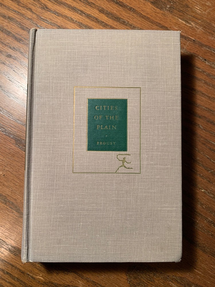 Marcel Proust Cities of the Plain Modern Library 1955 Hardcover Edition