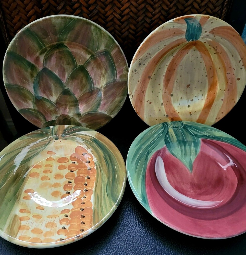 Pfaltzgraff Central Market 8-Inch Salad Plates Set of 4