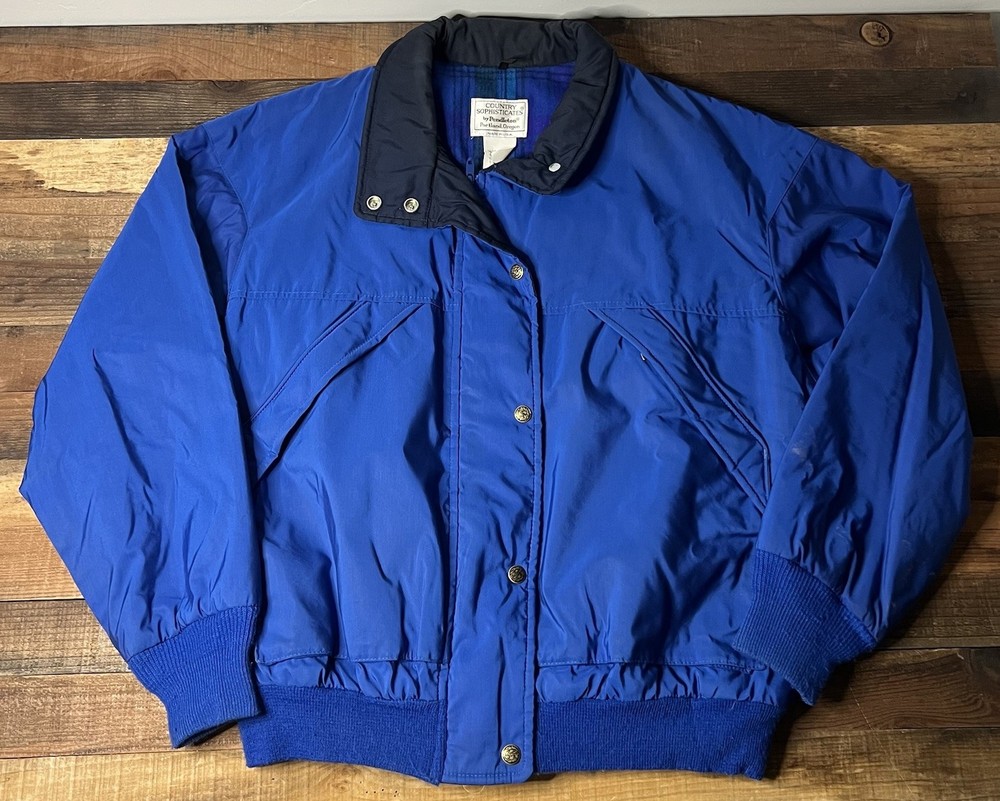 Men's Vintage 80's Pendleton USA Country Sophisticates Bomber Jacket Size L  USA