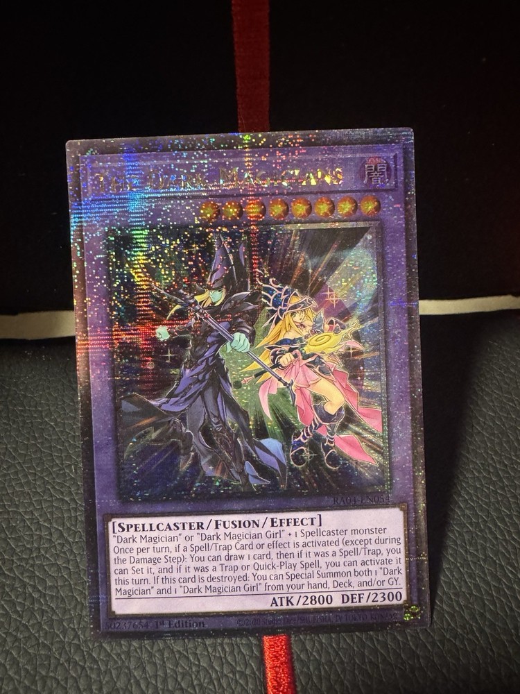 Dark Magicians Quarter Century Secret Rare RA04-EN054 Stampede Edition