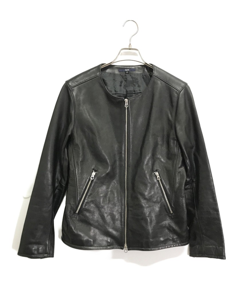 Ciaopanic No Collar Leather Jacket M Gth18