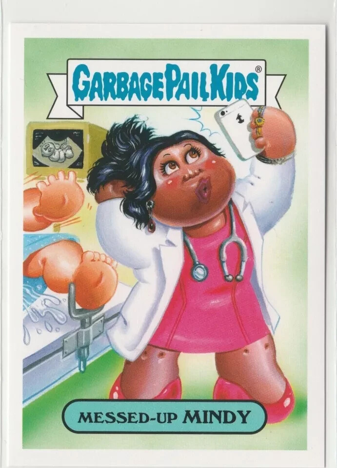 Messed Up Mindy 5a Garbage Pail Kids GPK 2016 Prime Slime Trashy TV Trading Card  