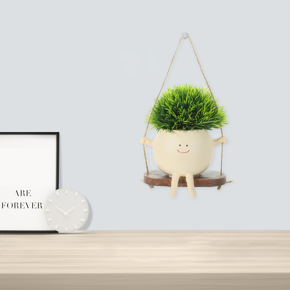 Hanging Pot Planter Succulent Planter Resin Flowerpot Garden Planting Bowl