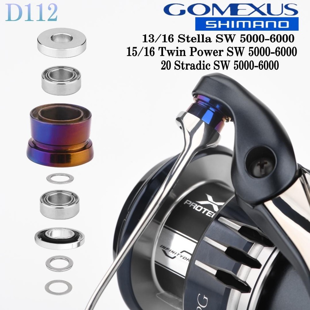 Gomexus Shimano SW5000-6000 Titanium Line Roller Aurora Spinning Reel Upgrade