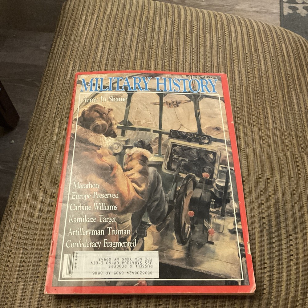 Military History, RARE magazine, Dec. 1988, retail issue, VG cond, FREE Shipping