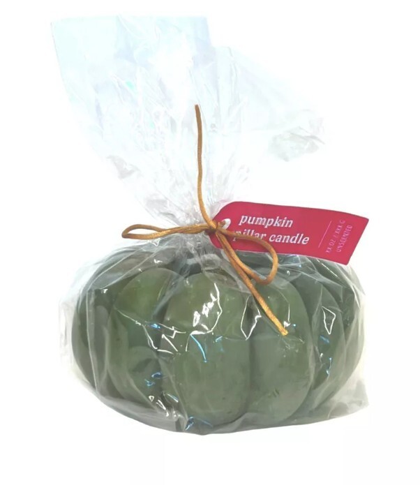 Unscented Pumpkin Shape Candle - Bullseye's Playground - Green