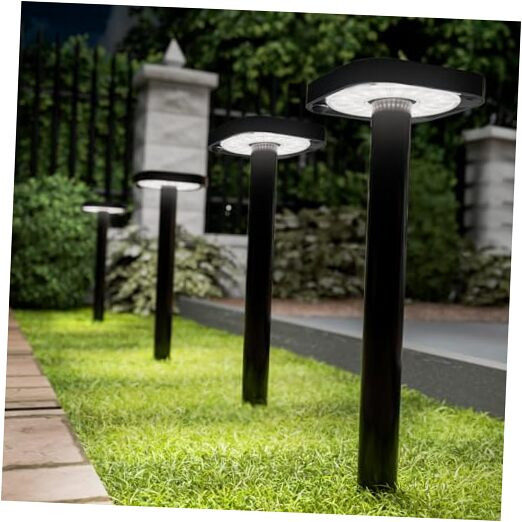 Sunco 2W LED Solar Square Outdoor Pathway Driveway Garden Light