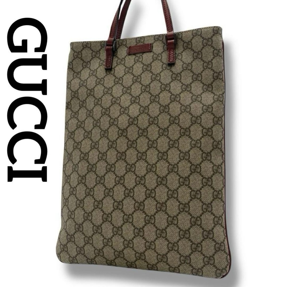 Vintage Gucci GG Logo Tote Bag Authentic Pre-Owned Handbag