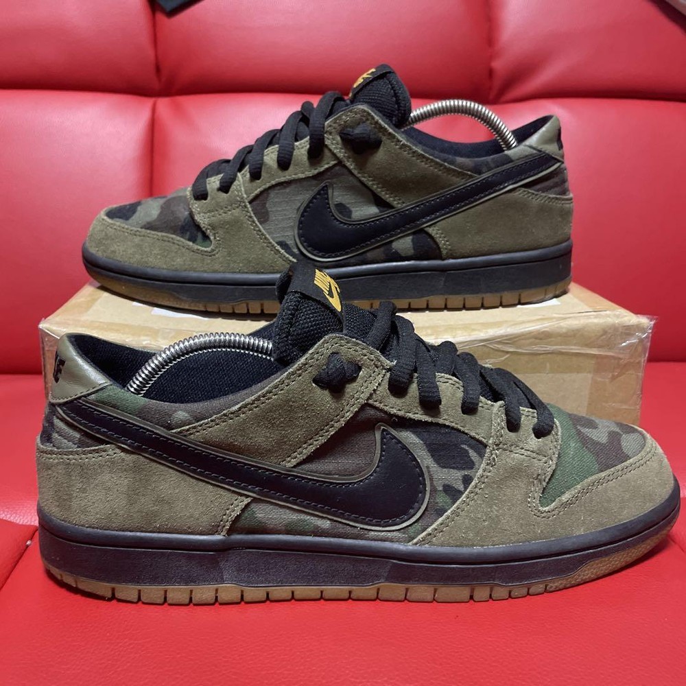 Men 9.5 US Nike Sb Zoom Dunk Low Pro Camouflage Men Sneaker Original LTD Collect