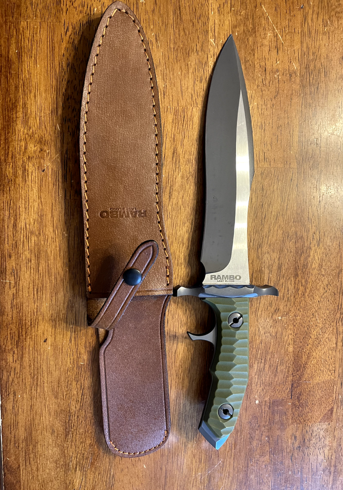 Rambo Last Blood Tactical Heartstopper Knife Survival Blade