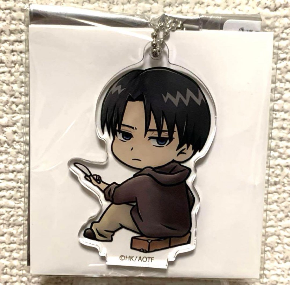 Attack On Titan Acrylic Keychain Childhood Levi Tree Village
