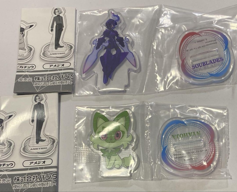 Pokemon Acrylic stand collection set of 2 Anime character Animation