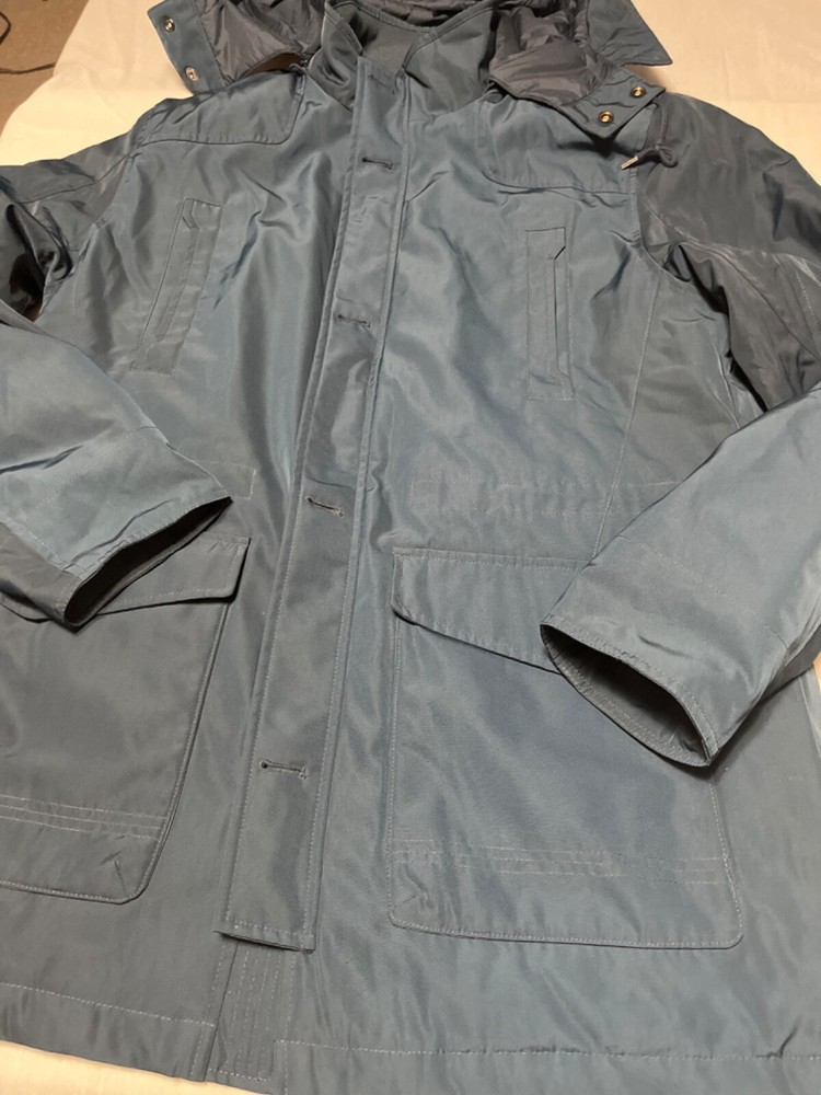 Men's XL Brooks Brothers 1818 Red Fleece Thermore Navy Blue Jacket Anorak