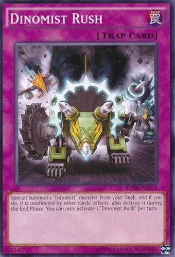 Dinomist Rush BOSH-EN073 Common Unlimited Near Mint Yugioh Card