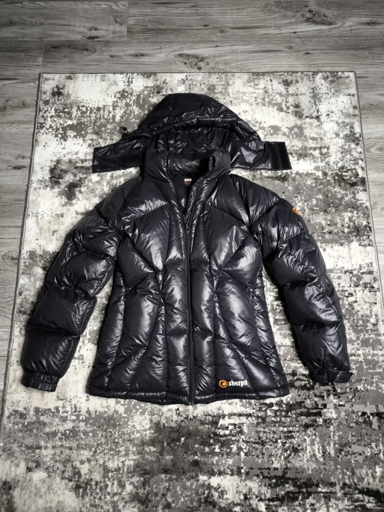 Women's XL Black Sherpa Down Jacket for Outdoor Skiing