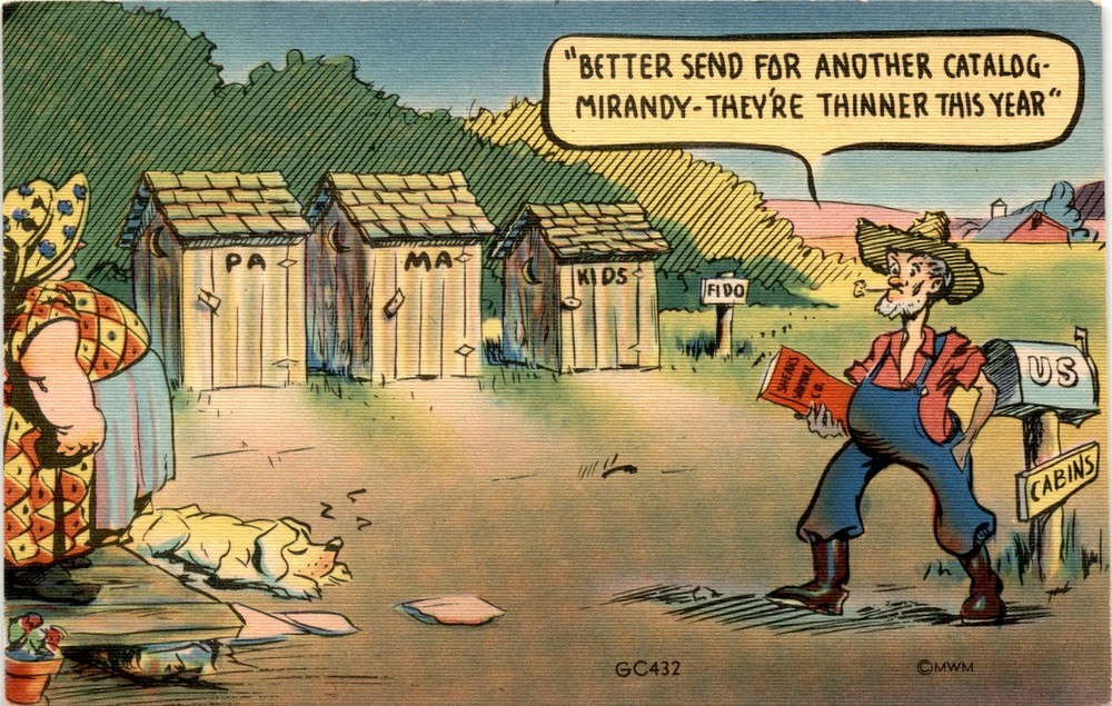 PA, MA, KIDS, FIDO, SWEANS, US, Th, CABINS Postcard