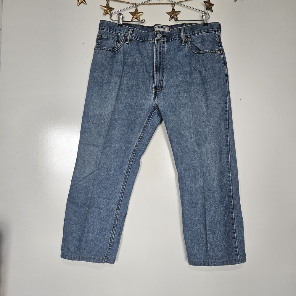 Levis Mens Vintage Straight Fit Jeans 40x26 Mexico Red Tag Y2K 90s TAILORED