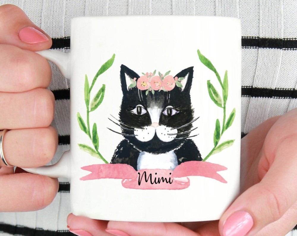 Personalized Cat Mug Cat Lover Gift Cat Dad Gift Cat Mom Gift Cat Owner Gift Cat