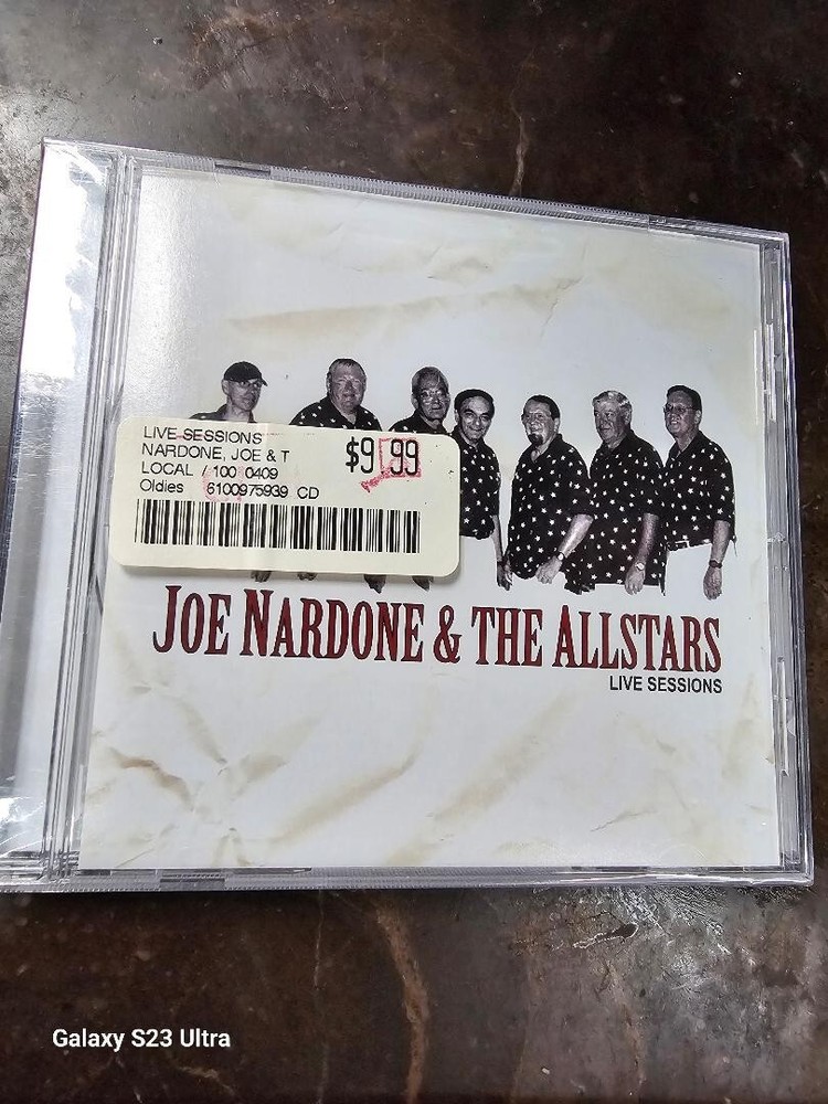 JOE NARDONE & THE ALLSTARS  LIVE SESSIONS  CD RARE  SEALED