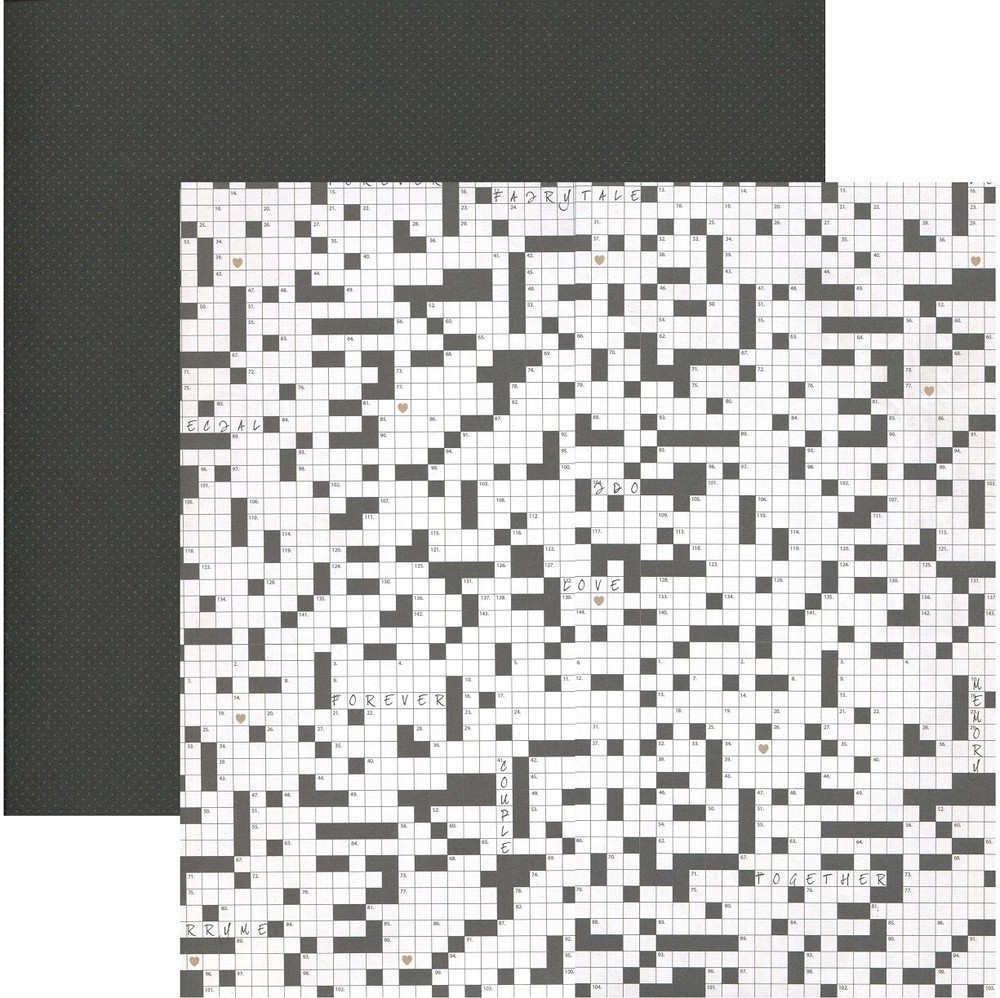 Kaisercraft P1521 Something Blue Wedding Scrapbook Paper Forever DS