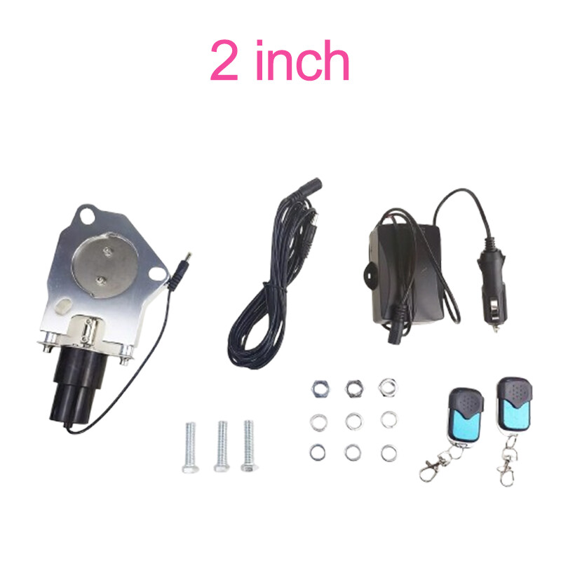 2 Inch Electric Exhaust Butterfly Valve with Remote Control Switch Kit