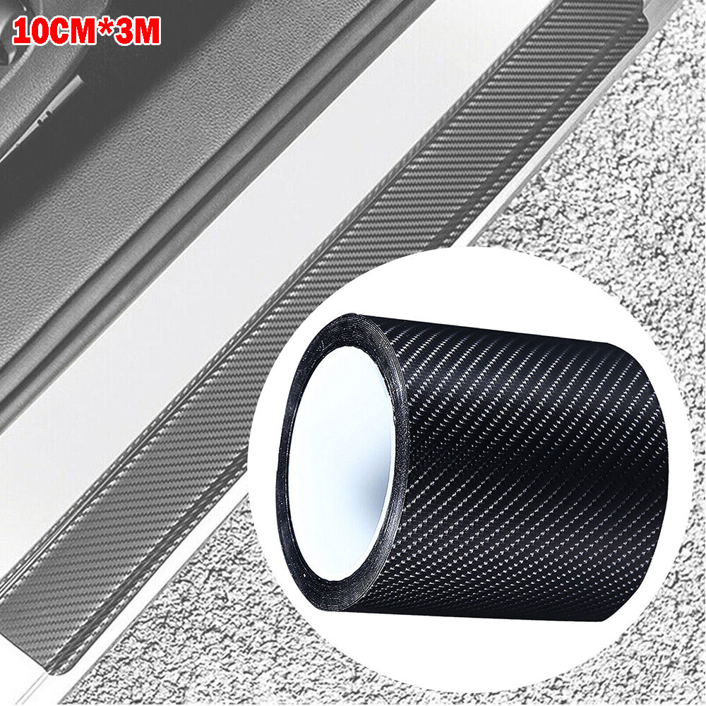 10CM Car Door Sill Protector Anti-Scratch Bumper Guard Sticker Plate