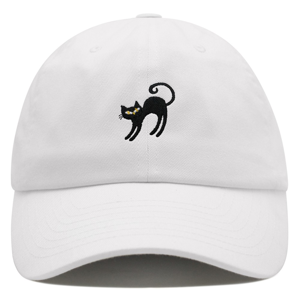 JPAK Stretching Cat Premium Dad Hat Cotton Buckle Back Classic Pet Animal Lover