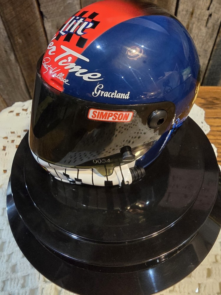 Action 1/3 Rusty Wallace Miller Lite 1998 Elvis Helmet