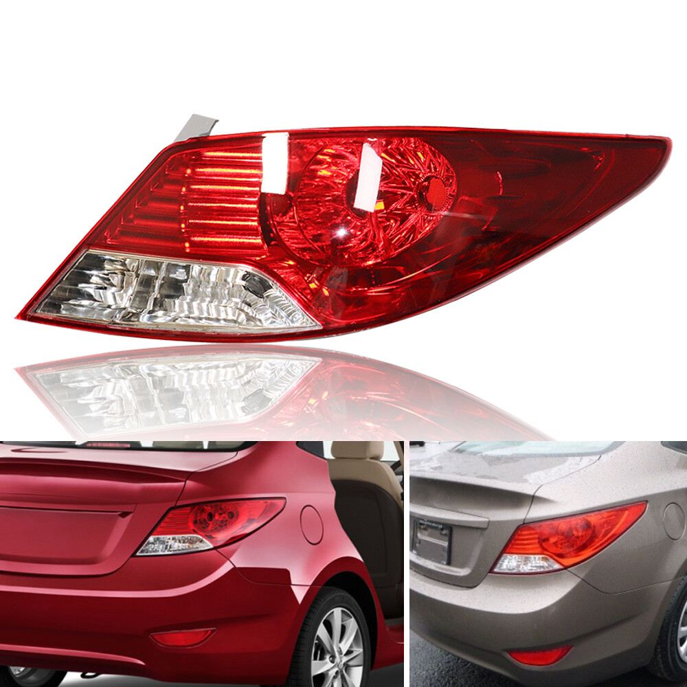 2012-2014 Hyundai Accent L GL Right Halogen Rear Tail Light Replacement