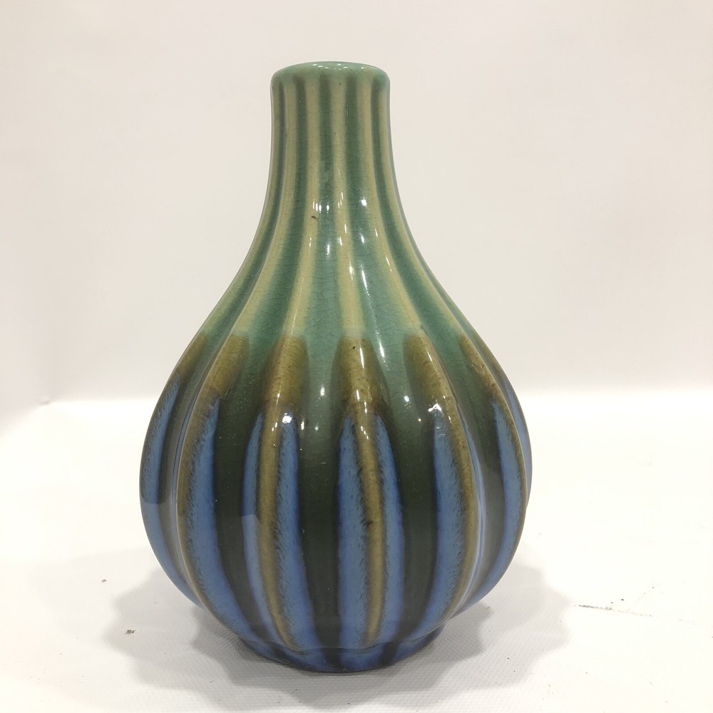 Pier 1 Imports 6-inch Abstract Bud Vase in Vibrant Colors 1-inch Diameter